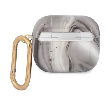 Guess AirPods 3 Kuori Shiny Marble Musta