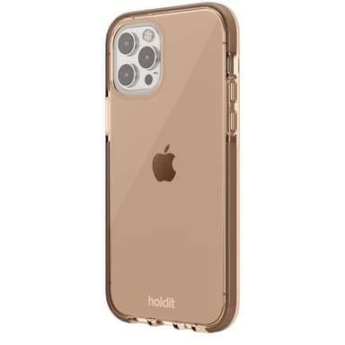 holdit iPhone 12 iPhone 12 Pro Kuori Seethru Dark Brown