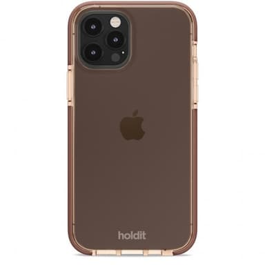 holdit iPhone 12 iPhone 12 Pro Kuori Seethru Dark Brown