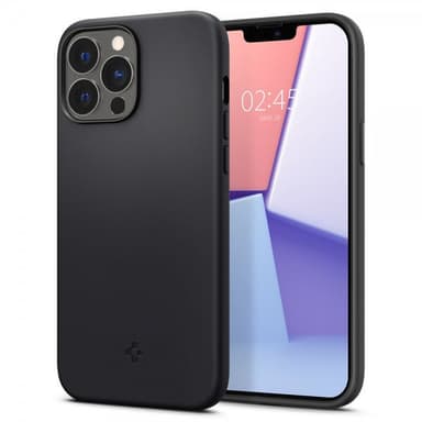 Spigen iPhone 13 Pro Kuori Silicone Fit Musta