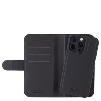 holdit iPhone 13 Pro Kotelo Wallet Case Magnet Musta