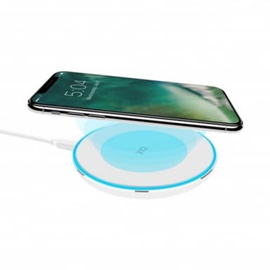 XQISIT Langaton laturi Wireless Fast Charger 15W Valkoinen