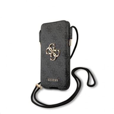 Pouch Script Logo Small/Medium Harmaa