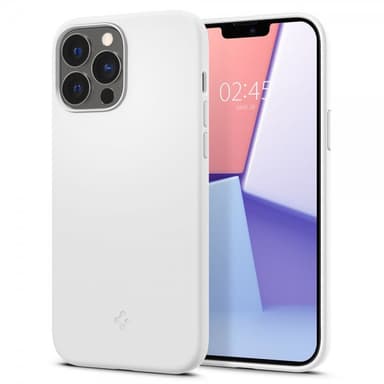 Spigen iPhone 13 Pro Kuori Silicone Fit Valkoinen