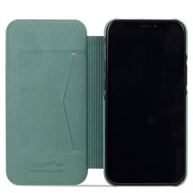 holdit iPhone 13 Kotelo SlimFlip Wallet Moss Green