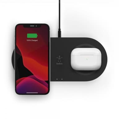 Belkin Langaton laturi BOOST↑CHARGE™ 15W Dual Wireless Charging Pads Musta