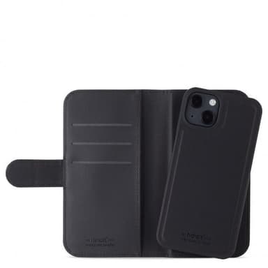 holdit iPhone 13 Kotelo Wallet Case Magnet Musta