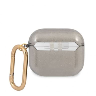 Guess AirPods 3 Kuori Glitter Case Musta