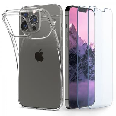 Spigen iPhone 13 Pro Kuori Näytönsuoja Crystal Pack Crystal Clear