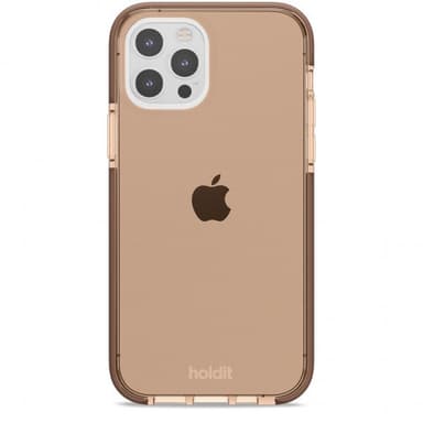 holdit iPhone 12 iPhone 12 Pro Kuori Seethru Dark Brown