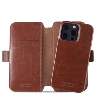 holdit iPhone 13 Pro Kotelo Wallet Case Magnet Berlin Dark Brown