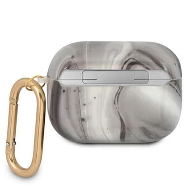 Guess AirPods Pro Kuori Shiny Marble Musta