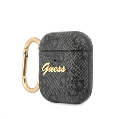 Guess AirPods (1/2) Kuori 4G Script Harmaa