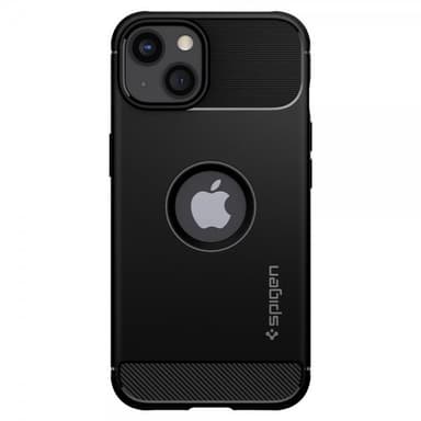 Spigen iPhone 13 Kuori Rugged Armor Matte Black