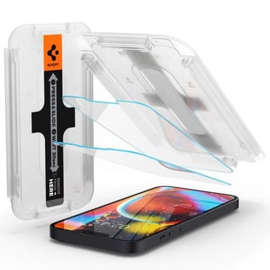 Spigen iPhone 13 Mini Näytönsuoja GLAS.tR EZ Fit 2-Pakkaus