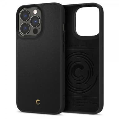 iPhone 13 Pro Kuori Leather Brick Musta