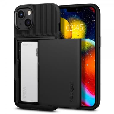 Spigen iPhone 13 Kuori Slim Armor CS Musta