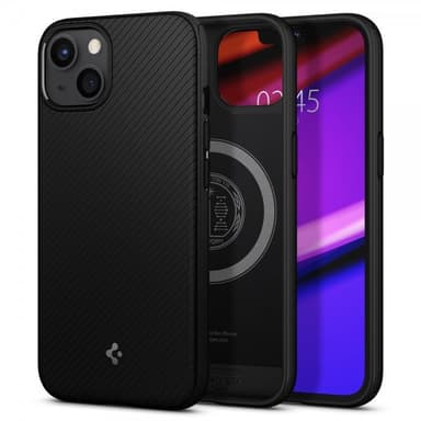 Spigen iPhone 13 Kuori Mag Armor Matte Black