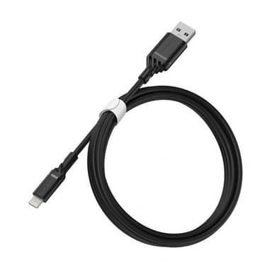 Kaapeli USB-A/Lightning 1 m Musta