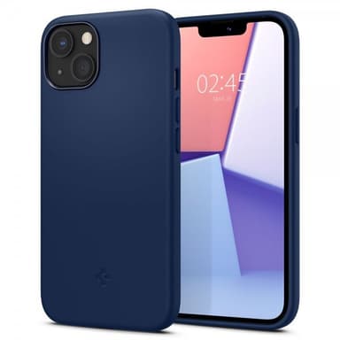 Spigen iPhone 13 Kuori Silicone Fit Navy Blue