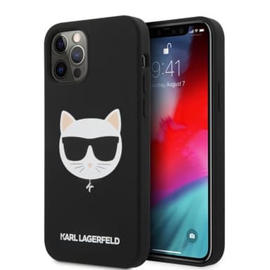 Karl Lagerfeld iPhone 12 Pro Max Kuori Choupette Musta