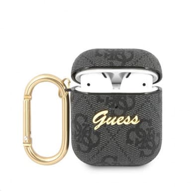 Guess AirPods (1/2) Kuori 4G Script Harmaa