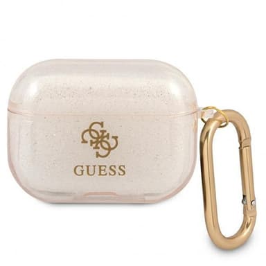 Guess AirPods Pro Kuori Glitter Case Kulta