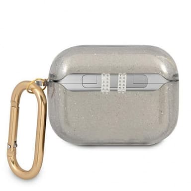 Guess AirPods Pro Kuori Glitter Case Musta