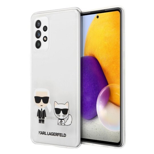 Karl Lagerfeld Samsung Galaxy A52/A52s 5G Kuori Karl & Choupette Kirkas