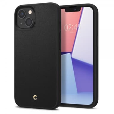 iPhone 13 Kuori Leather Brick Musta