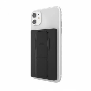 Clckr Stand & Grip Wallet Musta