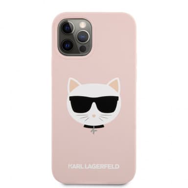 Karl Lagerfeld iPhone 12 Pro Max Kuori Choupette Vaaleanpunainen