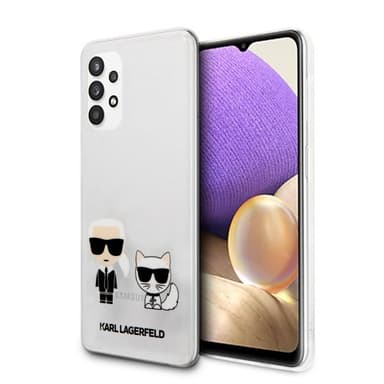 Karl Lagerfeld Samsung Galaxy A32 5G Kuori Karl & Choupette Kirkas