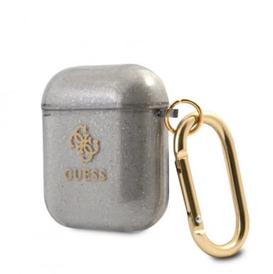 Guess AirPods (1/2) Kuori Glitter Case Musta