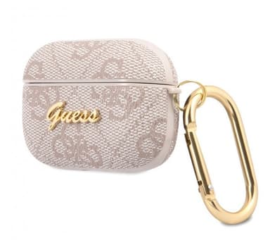 Guess AirPods Pro Kuori 4G Script Vaaleanpunainen
