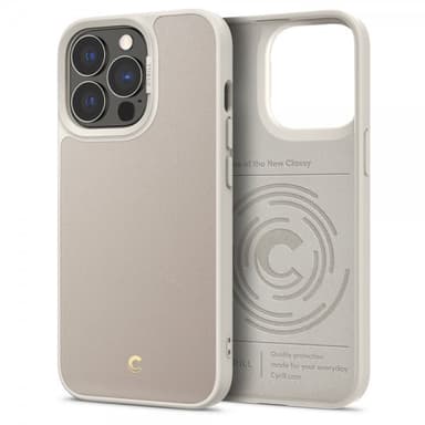 iPhone 13 Pro Kuori Leather Brick Cream