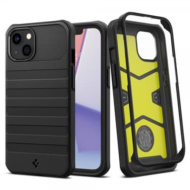 Spigen iPhone 13 Kuori Geo Armor 360 Musta