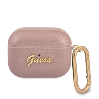 Guess AirPods Pro Kuori Saffiano Vaaleanpunainen