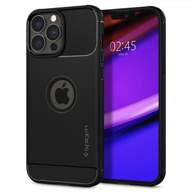 Spigen iPhone 13 Pro Kuori Rugged Armor Matte Black