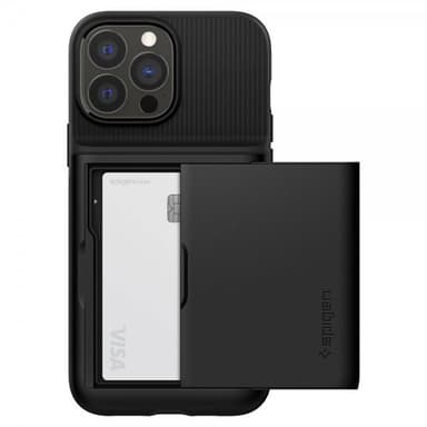 Spigen iPhone 13 Pro Kuori Slim Armor CS Musta