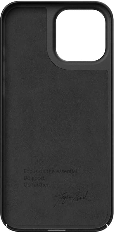 Nudient Thin v3 iPhone 13 Pro Max suojakuori (musta)