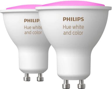 Philips Hue WCA 4,3 W lamppu GU10 (2 kpl)