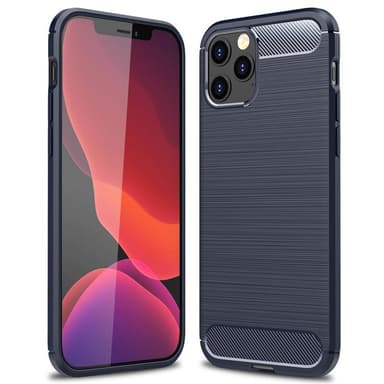 Harjattu TPU kuori Apple iPhone 13 Pro Max (6.7 ")  - sininen