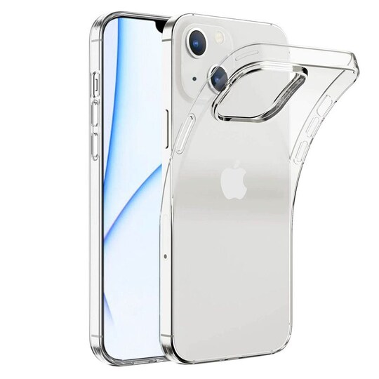 Silikonikotelo läpinäkyvä Apple iPhone 13