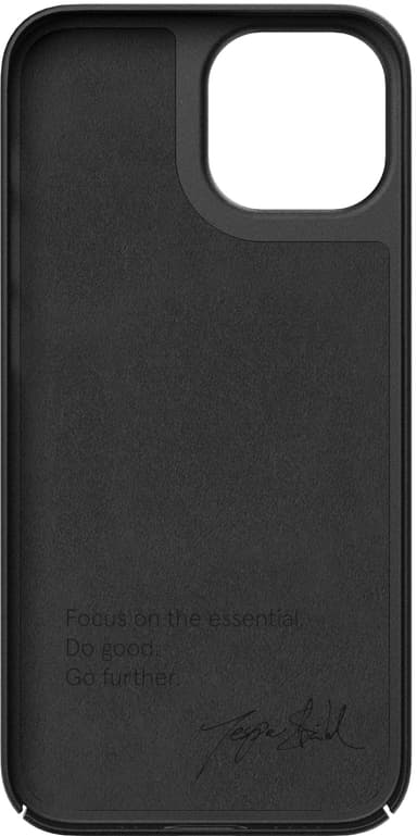 Nudient Thin v3 iPhone 13 mini suojakuori (musta)