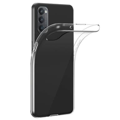 Silikonikotelo läpinäkyvä Oppo Reno5 5G