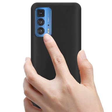 Silikonikuori Motorola Edge 20 Pro - musta