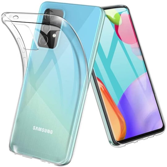 Silikonikotelo läpinäkyvä Samsung Galaxy A52s 5G