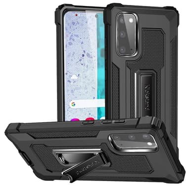 Jazz Iskunkestäva kuori 2i1 Samsung Galaxy S20 Plus  - musta