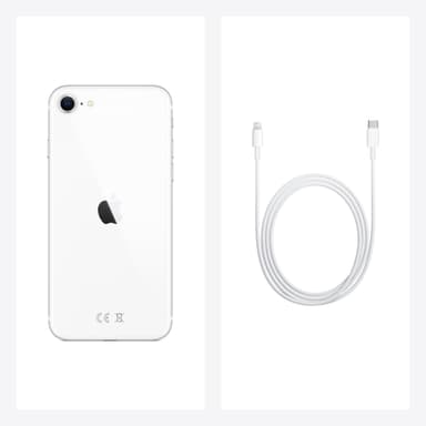 iPhone SE älypuhelin 128 GB (valkoinen)